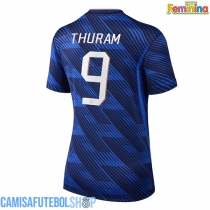 Camisa de time de futebol França Marcus Thuram #9 Replicas 1º Equipamento Feminina Mundo 2026 Manga Curta